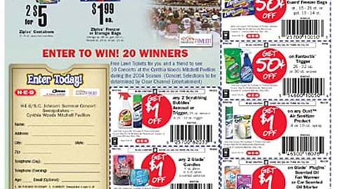 H-E-B/SC Johnson Ticket Giveaway