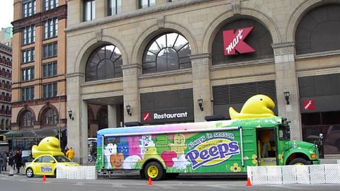 Peeps Bus at Kmart