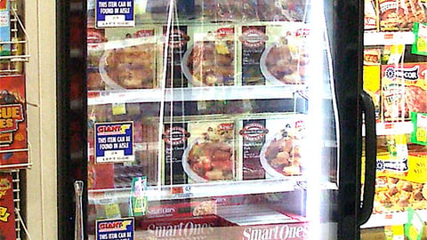 'Giant 1st' Scrolling Ad Display