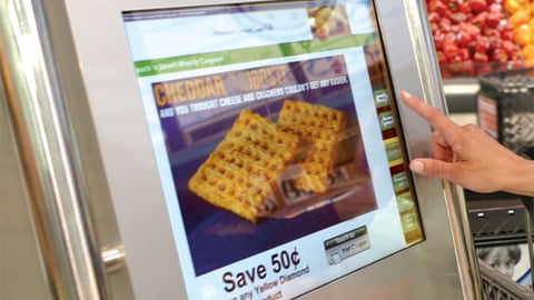 Touch n' Save Kiosk Screen