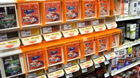 Gillette Fusion In-line Display
