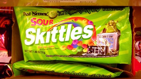 Skittles 'Shrek 2' Packaging