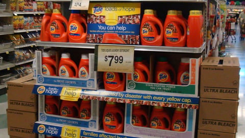 Kroger Tide 'Loads of Hope' Endcap