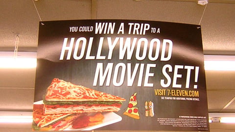 P'Eatzza Sweeps Ceiling Hanger