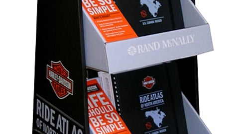 Rand McNally Harley-Davidson Atlas Floorstand