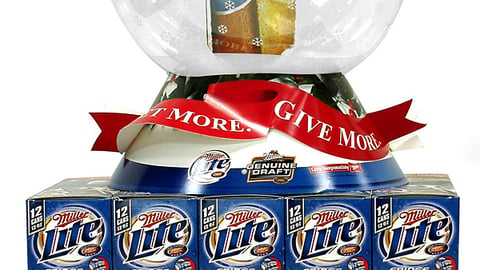 Miller Lite/MGD Holiday Globe