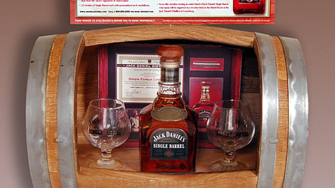 Jack Daniels 'Buy the Barrel' Display