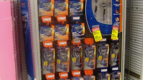 Gillette Fusion ProGlide Meijer Endcap
