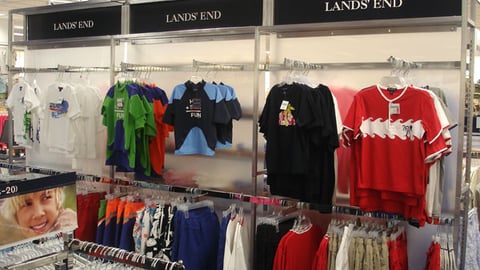 Sears Lands' End Racks