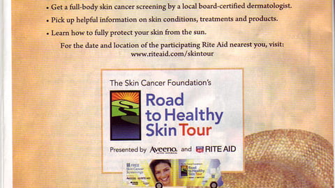 Rite Aid 'Road to Healthy Skin Tour' Feature