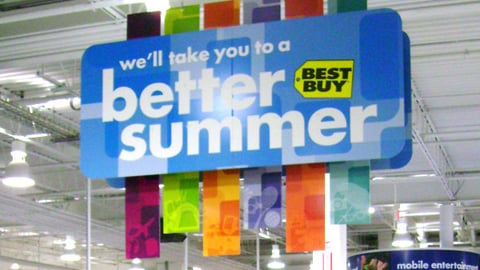 Best Buy 'Better Summer' Ceiling Banner