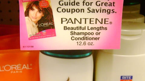'Beauty the Rite Way' Pantene Shelf Tag