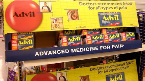 Advil Shelf Tray