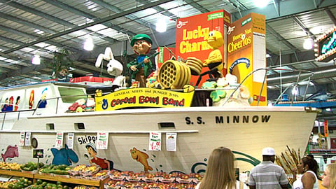 Jungle Jim's General Mills Boat Display