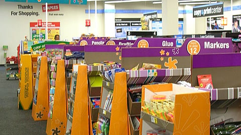 Staples Back-to-School Merchandising