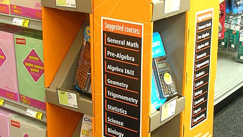 Casio Quarter-Pallet Display