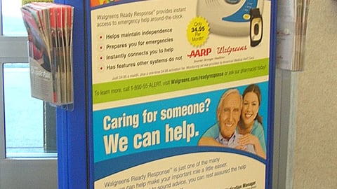 Walgreens/AARP Ready Response Stanchion