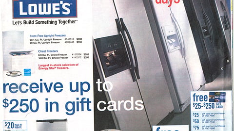 Lowe's 'Appliance Days' Feature