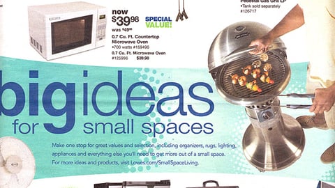 Lowe's 'Small Space Living' Feature