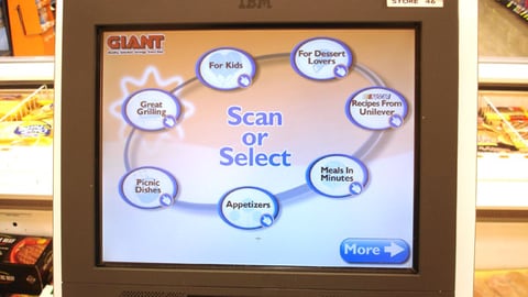 Giant Recipe Kiosk