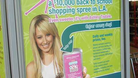 Staples 'Geared 4 School' Sweepstakes Sign