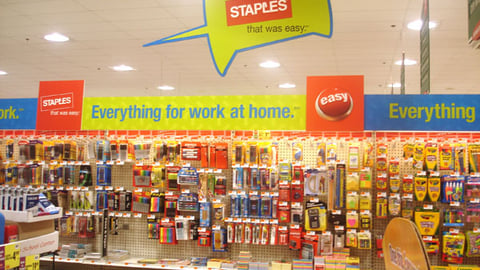 Stop & Shop Staples Aisle