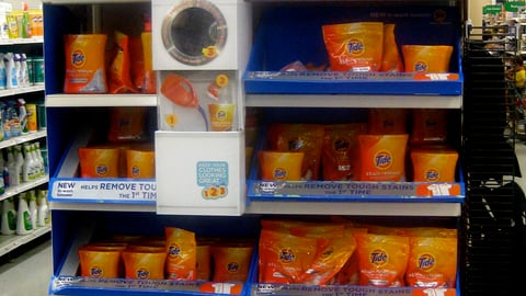Tide Stain Release Walmart Endcap