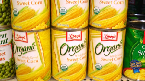 Wal-Mart Organic Shelf Tag
