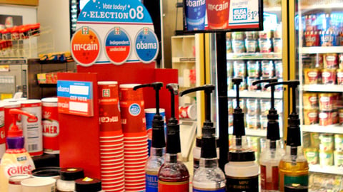 7-Eleven '7-Election' Coffee Station
