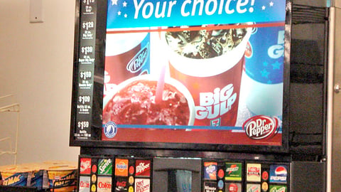 7-Eleven 'Your Choice' Beverage Fountain Translite