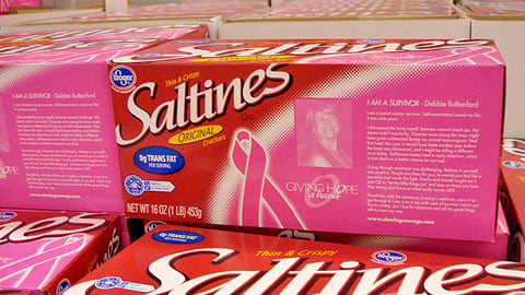 Kroger Saltines 'Giving Hope' Packaging