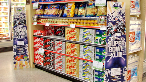 Publix PepsiCo Super Bowl Standees