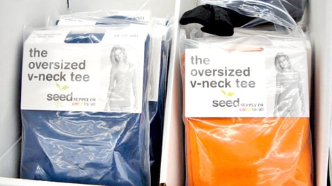 Seed Organic Cotton T-shirt Packaging