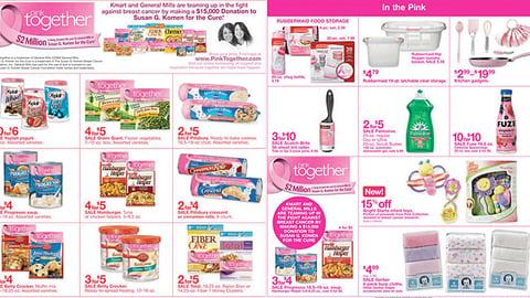 Kmart General Mills 'Pink Together' Feature