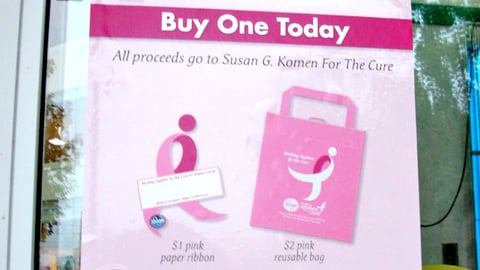 Kroger Susan G. Komen Fundraising Poster