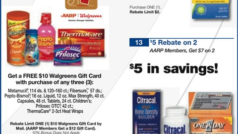 Walgreens P&G Gift Card Feature