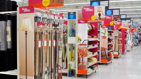 Walmart Better Homes Decor Endcaps