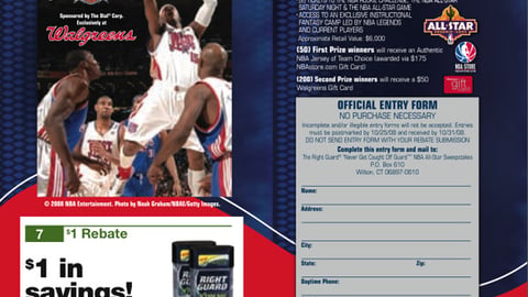 Walgreens Right Guard NBA Feature