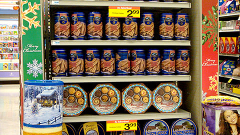 Rite Aid Holiday Snacks Endcap