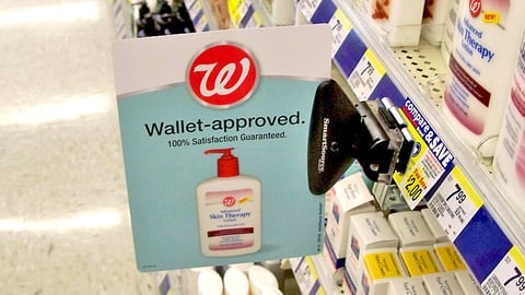 Walgreens Body Lotion Shelf Talker