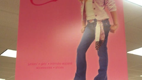 Kohl's Candie's Ceiling Sign