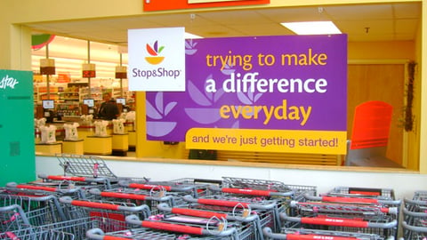 Stop & Shop Entry Sign