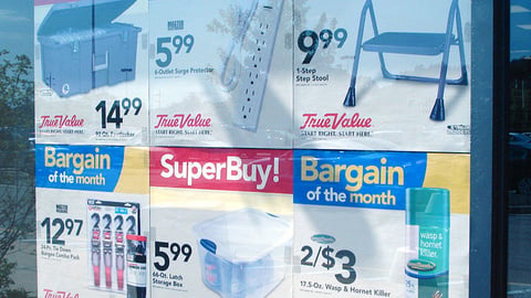 True Value Window Posters