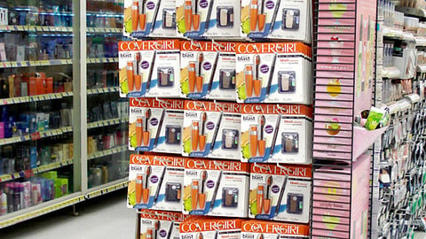 CoverGirl 'Top Model' Walmart Endcap