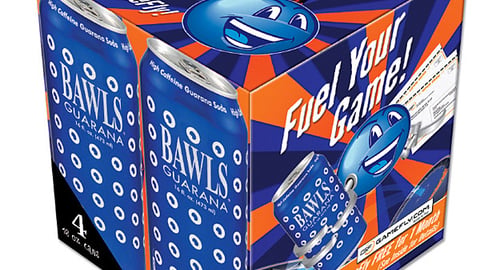 Bawls GameFly Target Packaging