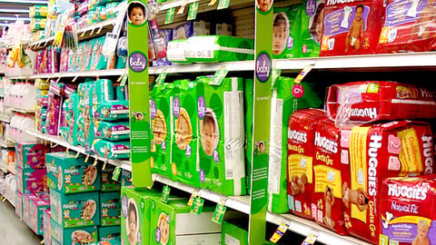 Jewel-Osco Baby Basics In-Line Display
