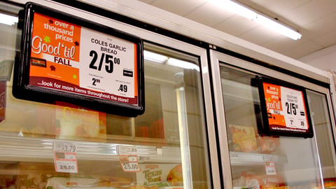 Winn-Dixie 'Good 'Til Fall' Cooler Signs