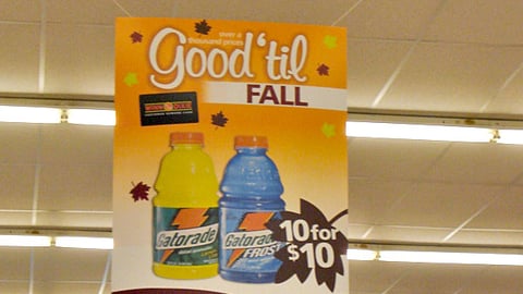 Winn-Dixie 'Good 'Til Fall' Gatorade Banner