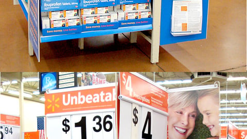 Walmart 'Wellness Center' Pallet Display