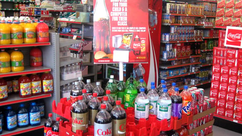 Family Dollar Coke Case Stack